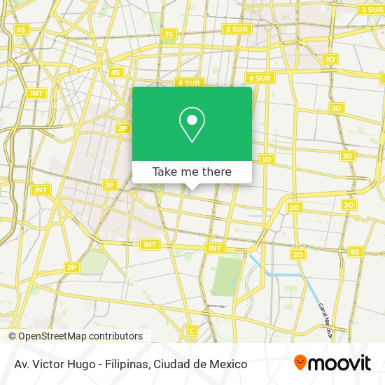 Av. Victor Hugo - Filipinas map