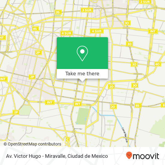 Mapa de Av. Victor Hugo - Miravalle