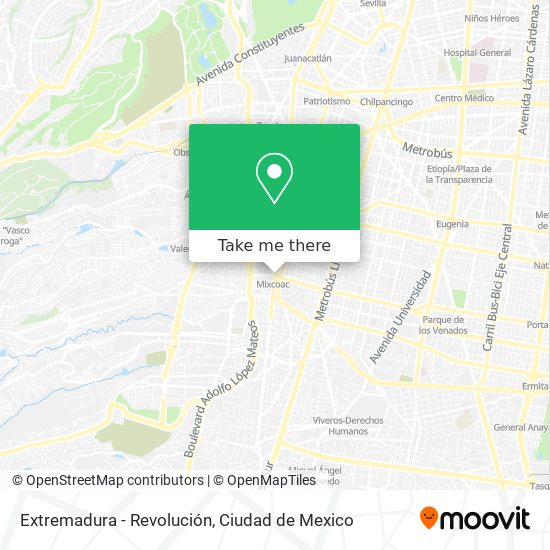 Extremadura - Revolución map