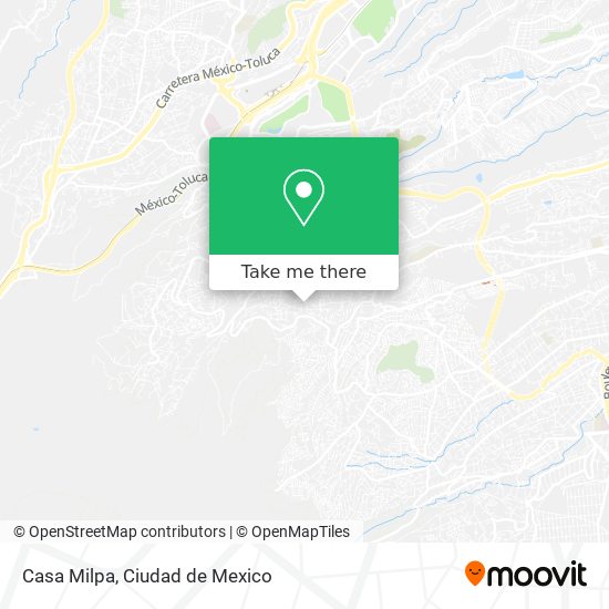 Casa Milpa map