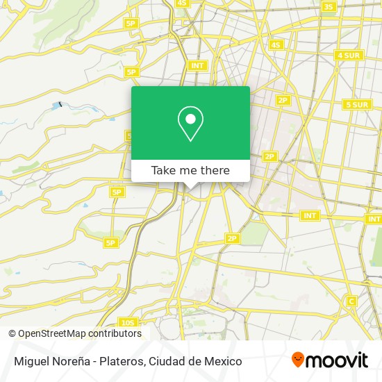 Miguel Noreña - Plateros map