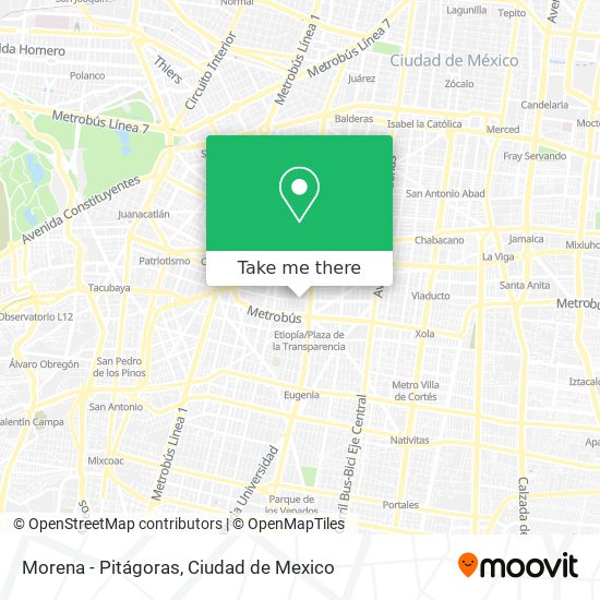 Morena - Pitágoras map