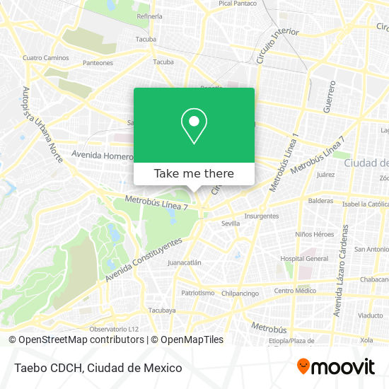 Taebo CDCH map