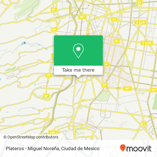 Plateros - Miguel Noreña map