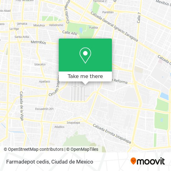 Mapa de Farmadepot cedis