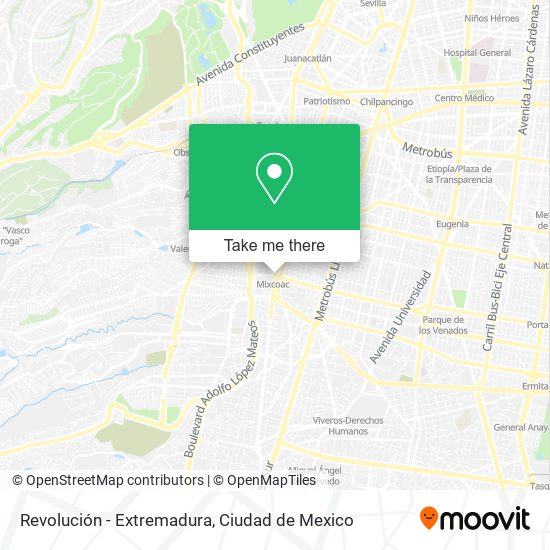 Mapa de Revolución - Extremadura