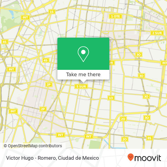 Victor Hugo - Romero map