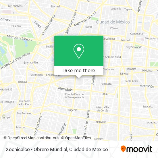 Mapa de Xochicalco - Obrero Mundial