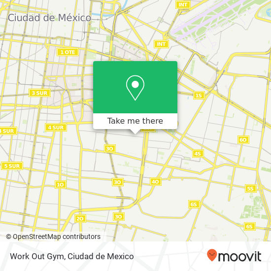 Mapa de Work Out Gym