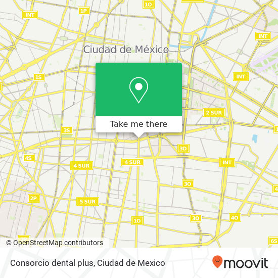 Mapa de Consorcio dental plus