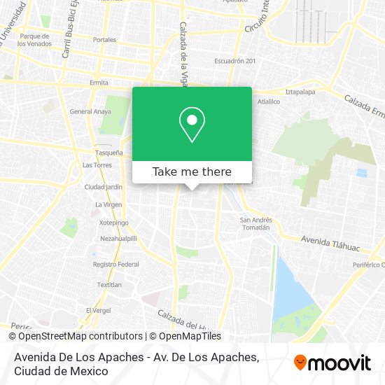 Avenida De Los Apaches - Av. De Los Apaches map