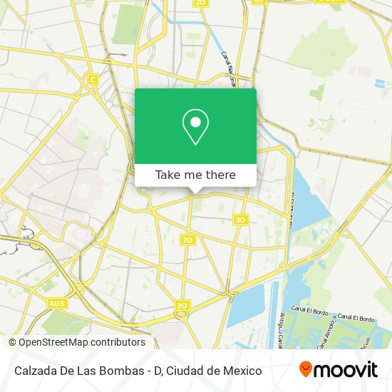 Mapa de Calzada De Las Bombas - D