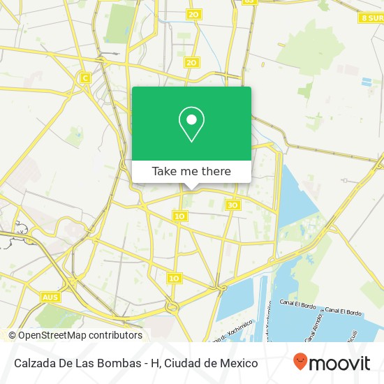 Calzada De Las Bombas - H map