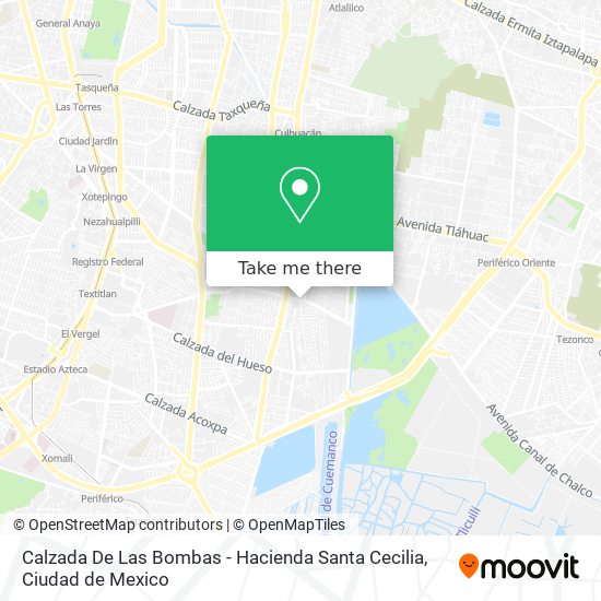 Mapa de Calzada De Las Bombas - Hacienda Santa Cecilia