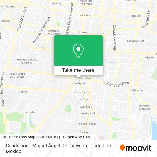 Mapa de Candelaria - Miguel Ángel De Quevedo