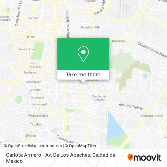 Mapa de Carlota Armero - Av. De Los Apaches