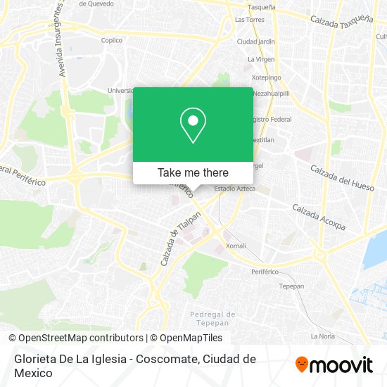 Mapa de Glorieta De La Iglesia - Coscomate