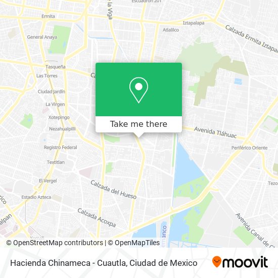 Hacienda Chinameca - Cuautla map