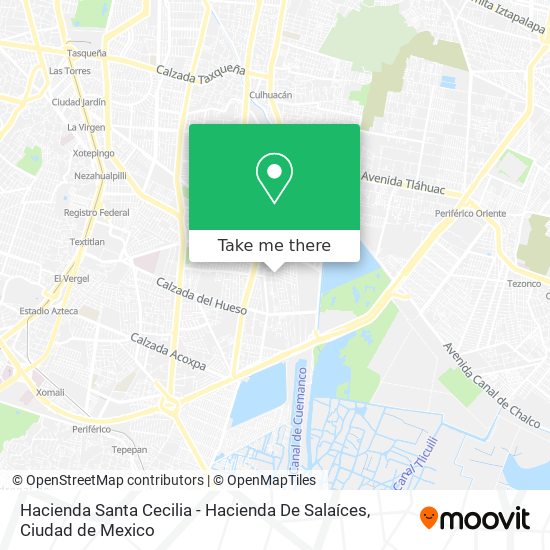 Hacienda Santa Cecilia - Hacienda De Salaíces map