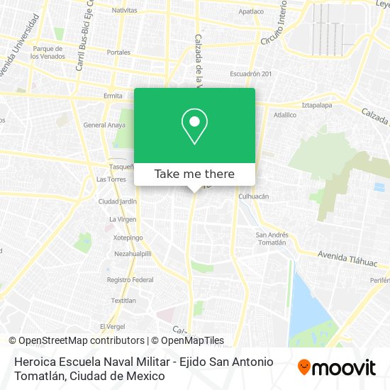 Heroica Escuela Naval Militar - Ejido San Antonio Tomatlán map