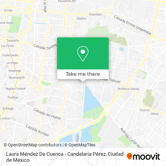 Laura Méndez De Cuenca - Candelaria Pérez map