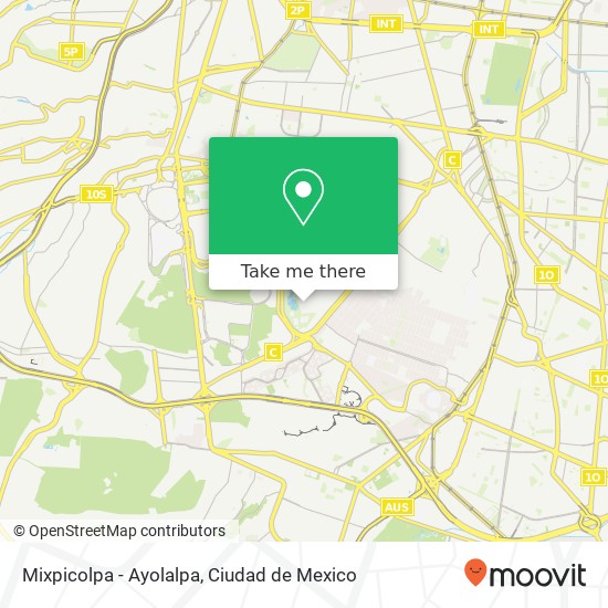 Mixpicolpa - Ayolalpa map