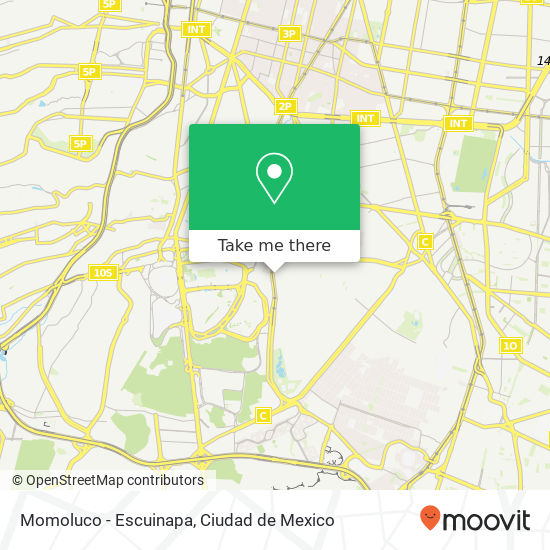 Momoluco - Escuinapa map