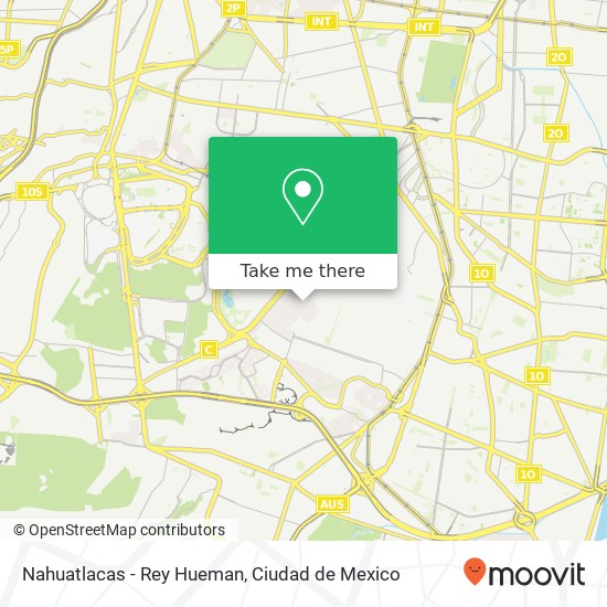 Nahuatlacas - Rey Hueman map