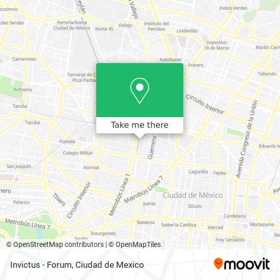Invictus - Forum map