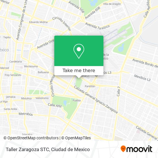 Mapa de Taller Zaragoza STC