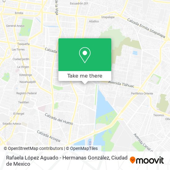Rafaela López Aguado - Hermanas González map