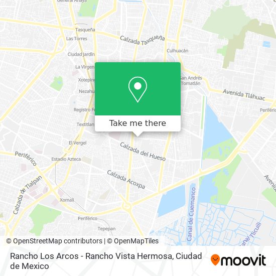 Mapa de Rancho Los Arcos - Rancho Vista Hermosa