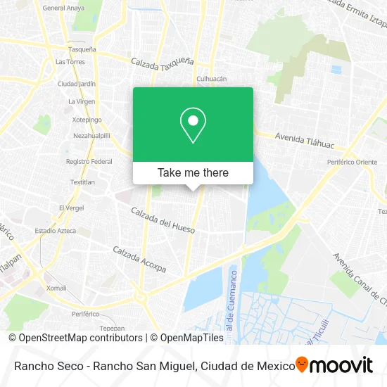 Mapa de Rancho Seco - Rancho San Miguel