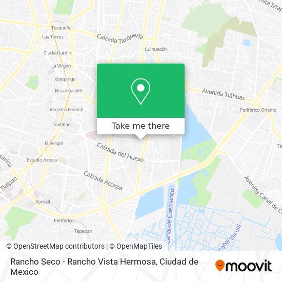 Rancho Seco - Rancho Vista Hermosa map