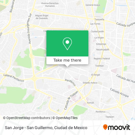 Mapa de San Jorge - San Guillermo