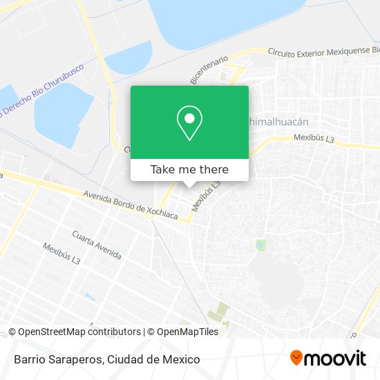 Barrio Saraperos map