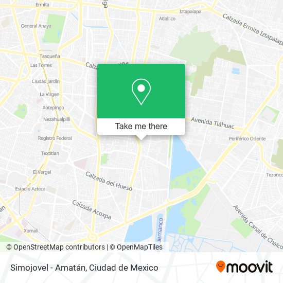 Simojovel - Amatán map