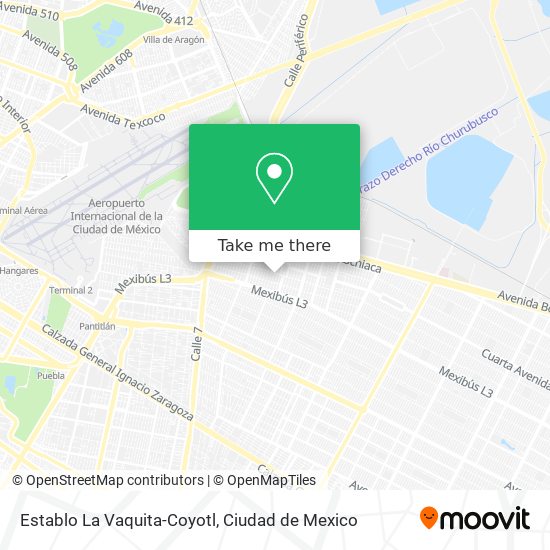 Establo La Vaquita-Coyotl map