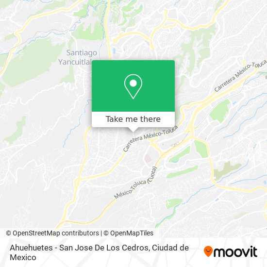 Ahuehuetes - San Jose De Los Cedros map