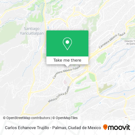 Carlos Echanove Trujillo - Palmas map