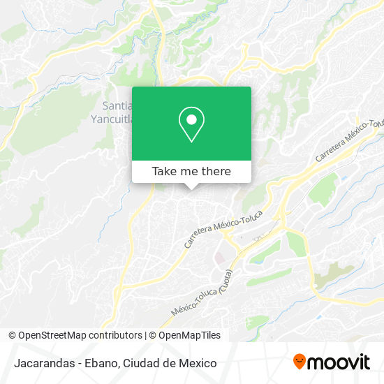Jacarandas - Ebano map