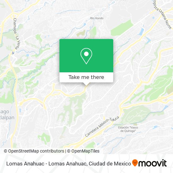 Mapa de Lomas Anahuac - Lomas Anahuac