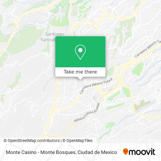 Mapa de Monte Casino - Monte Bosques