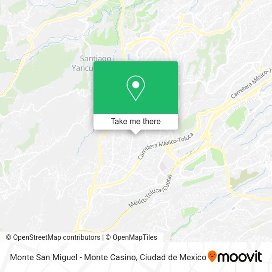 Monte San Miguel - Monte Casino map