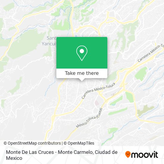 Mapa de Monte De Las Cruces - Monte Carmelo