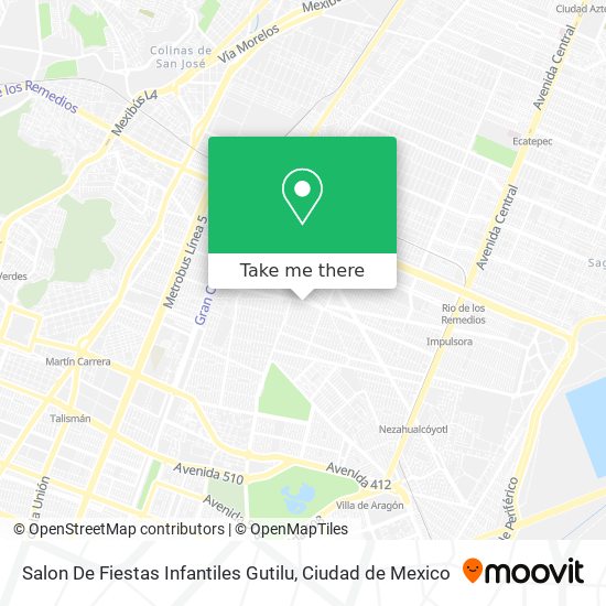 Salon De Fiestas Infantiles Gutilu map