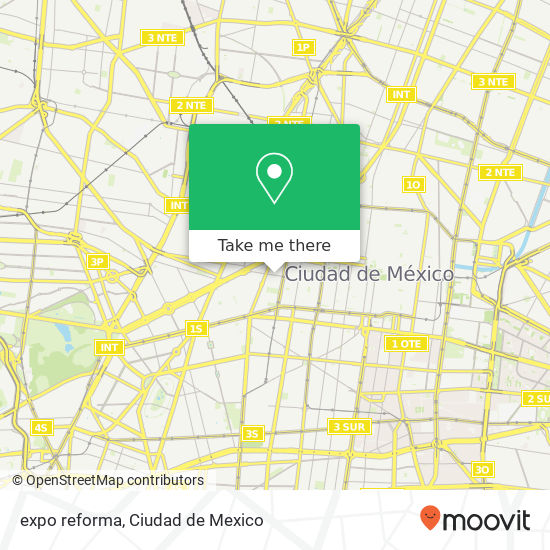 expo reforma map