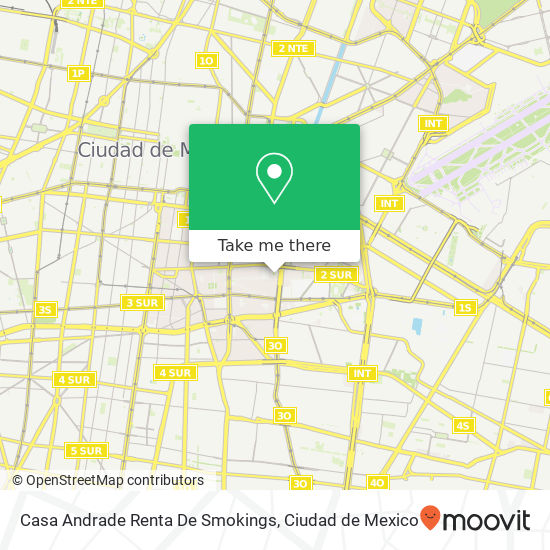 Casa Andrade Renta De Smokings map