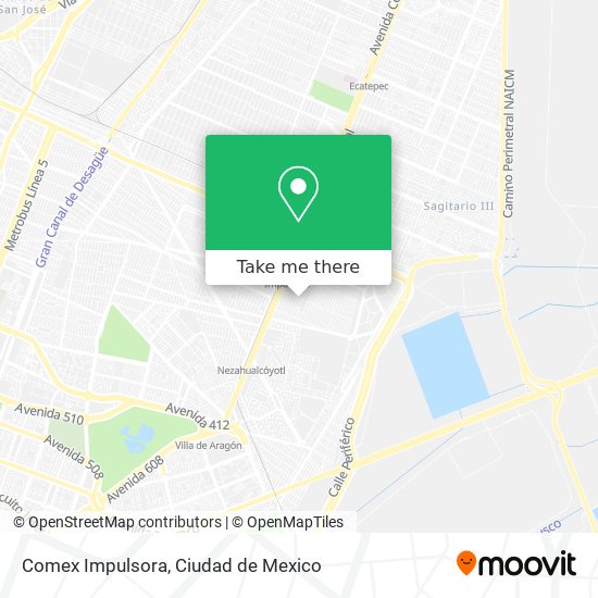 Comex Impulsora map