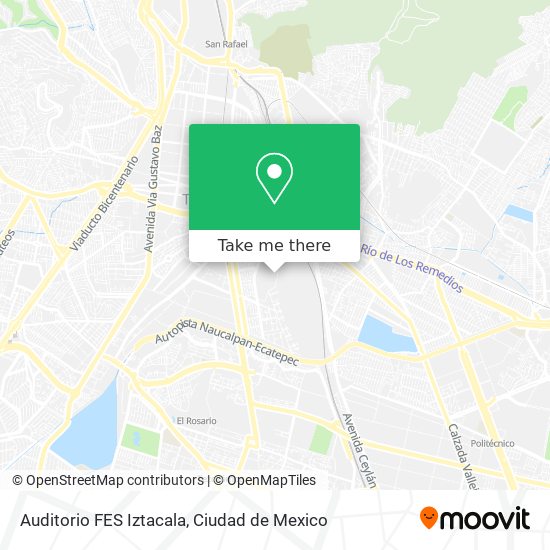 Auditorio FES Iztacala map